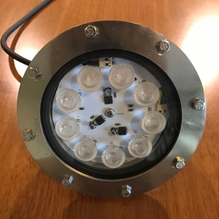 9 Led 9 Watt Su Altı Aydınlatma Armatürü RGB	